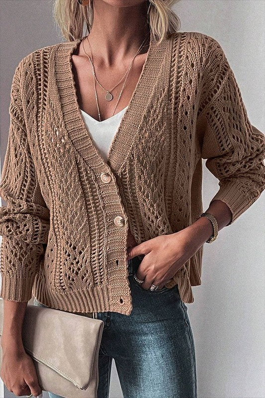 A Vintage Style Sweater with Delicate Timeless Details