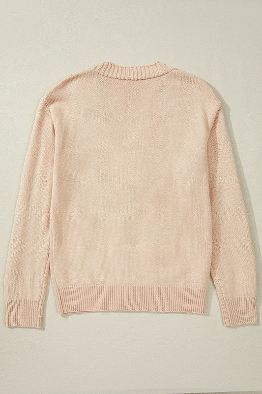 A Vintage Style Sweater with Delicate Timeless Details