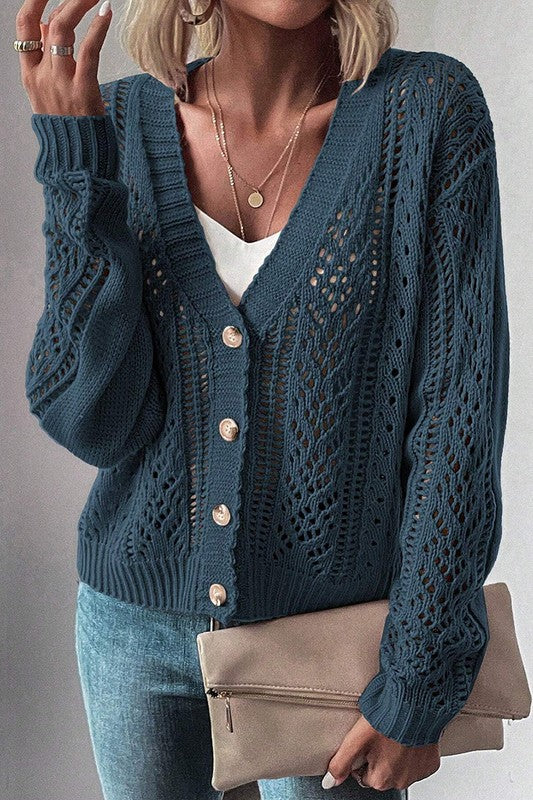 A Vintage Style Sweater with Delicate Timeless Details