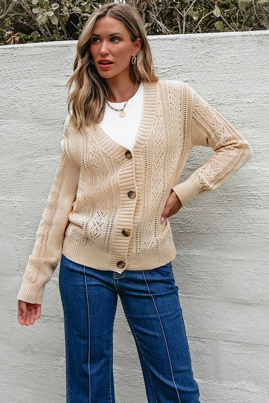 A Vintage Style Sweater with Delicate Timeless Details
