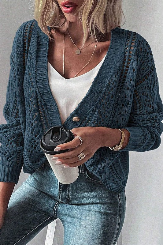 A Vintage Style Sweater with Delicate Timeless Details