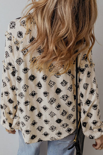 A Vintage Style Blouse with Delicate Timeless Details