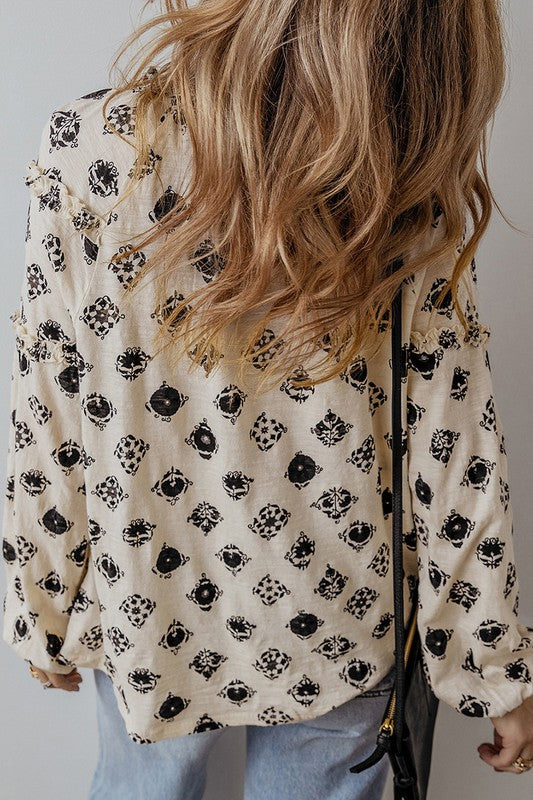 A Vintage Style Blouse with Delicate Timeless Details