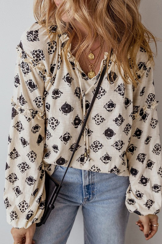 A Vintage Style Blouse with Delicate Timeless Details