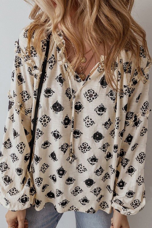 A Vintage Style Blouse with Delicate Timeless Details