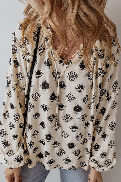 A Vintage Style Blouse with Delicate Timeless Details