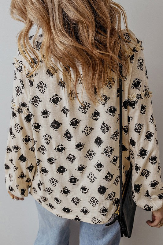 A Vintage Style Blouse with Delicate Timeless Details