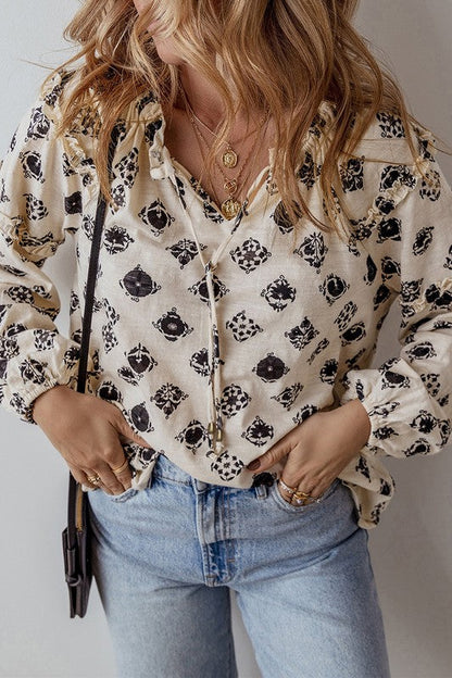 A Vintage Style Blouse with Delicate Timeless Details