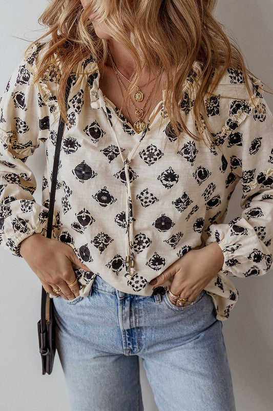 A Vintage Style Blouse with Delicate Timeless Details