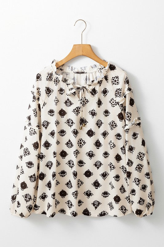 A Vintage Style Blouse with Delicate Timeless Details