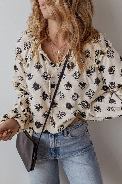 A Vintage Style Blouse with Delicate Timeless Details