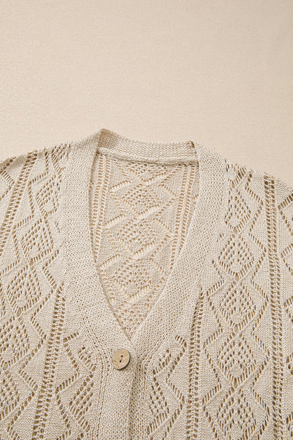 Well Tailored Cardigan with a Graceful Silhouette