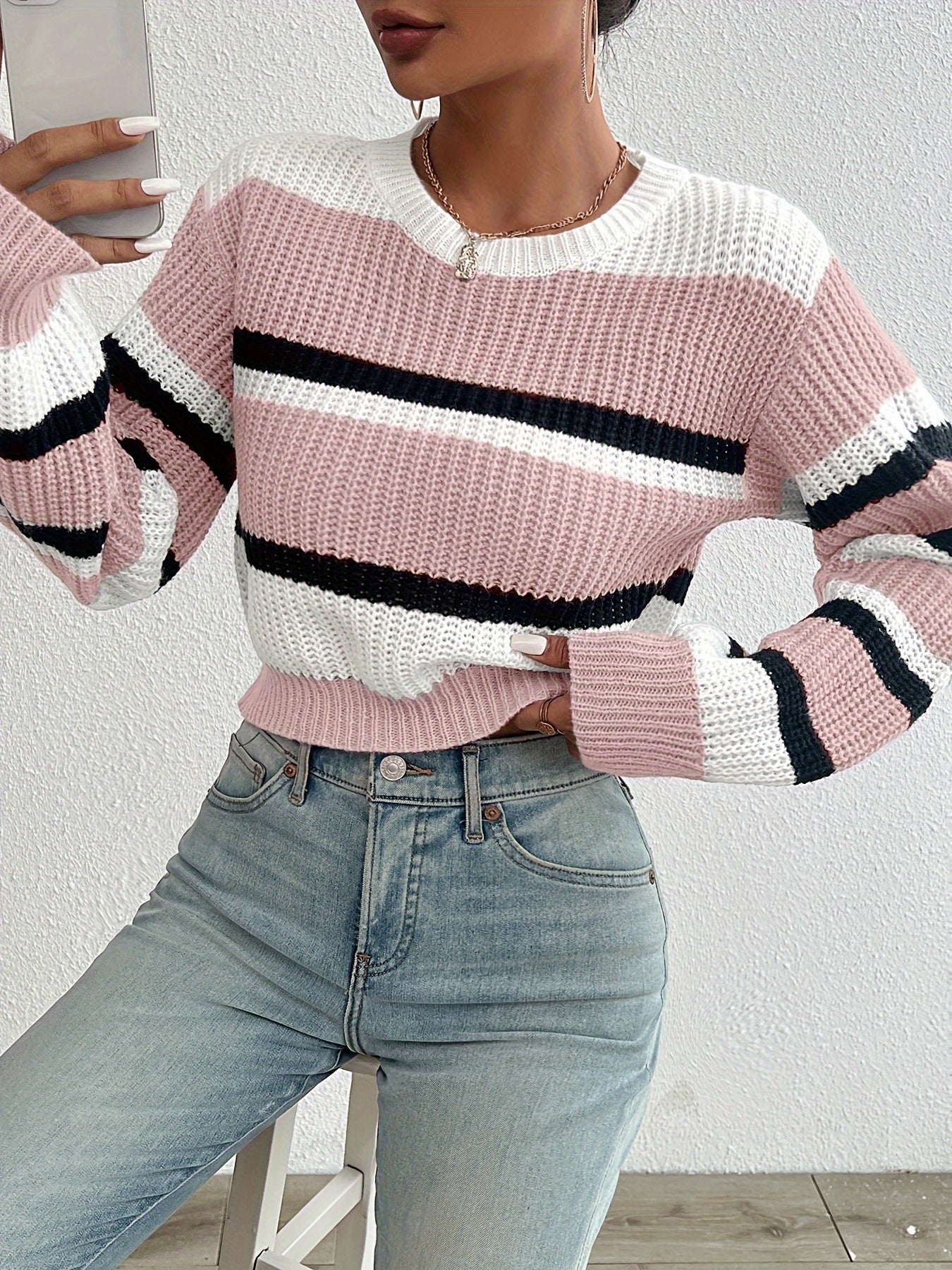 Beautifully Finished Sweater in a Timeless Design