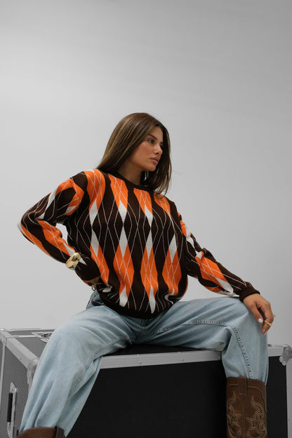 A Vintage Style Sweater with Delicate Timeless Details