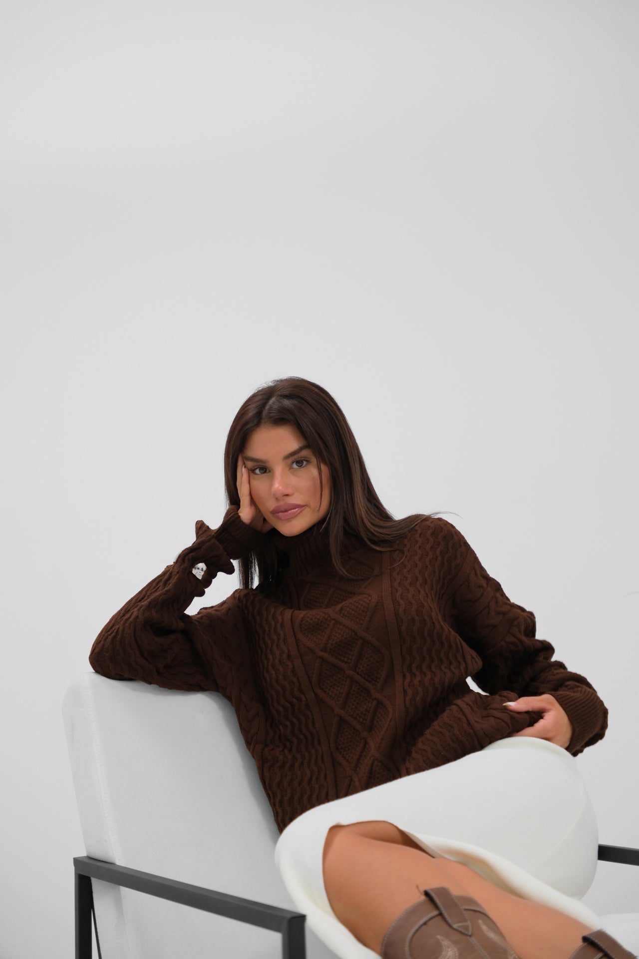 A Vintage Style Sweater with Delicate Timeless Details