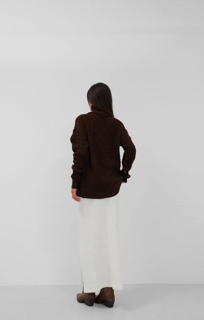 A Vintage Style Sweater with Delicate Timeless Details