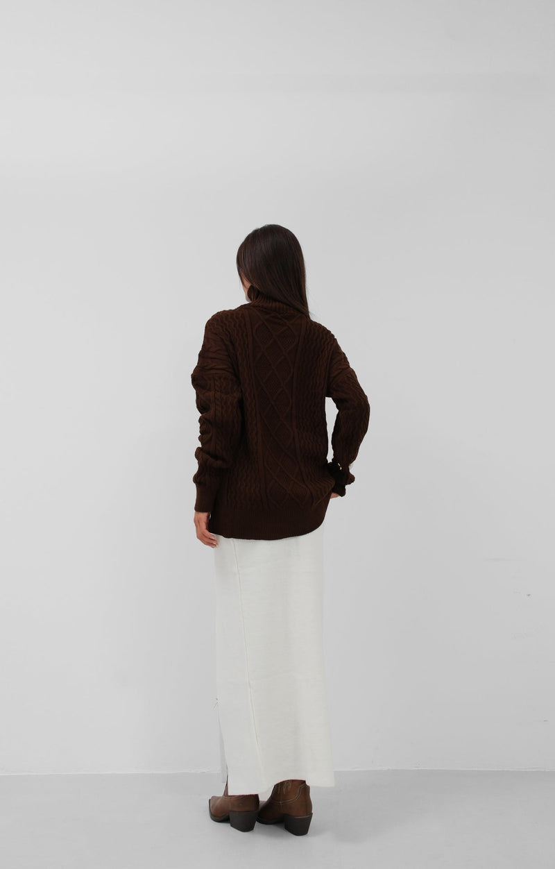 A Vintage Style Sweater with Delicate Timeless Details