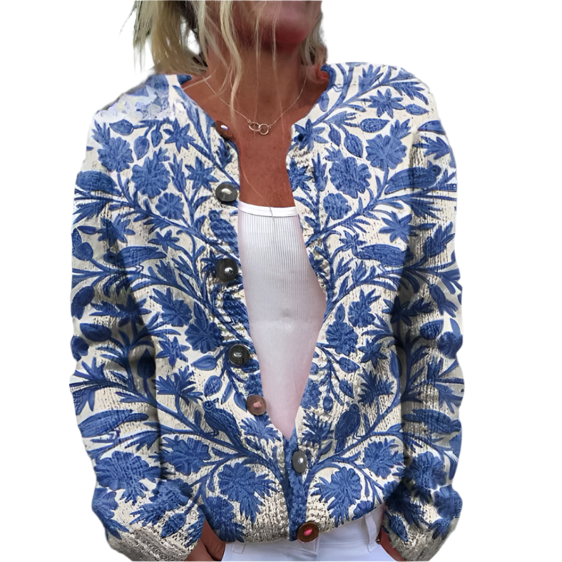 Classic Vintage Cardigan with a Flattering Fit