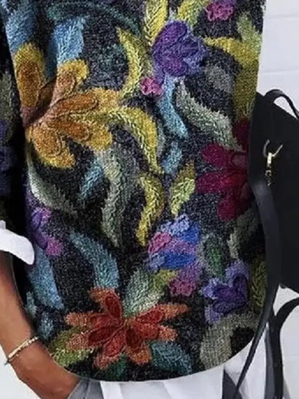 A Vintage Style Sweater with Delicate Timeless Details
