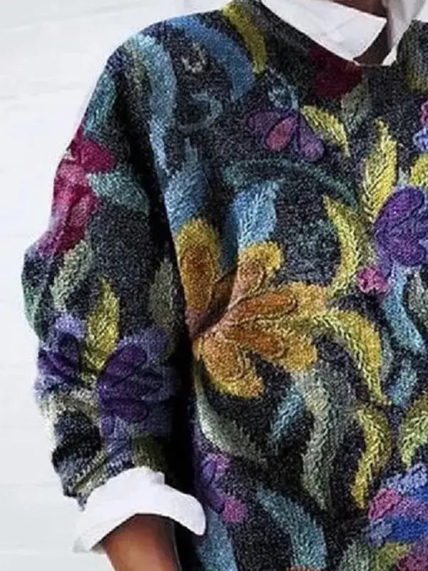 A Vintage Style Sweater with Delicate Timeless Details