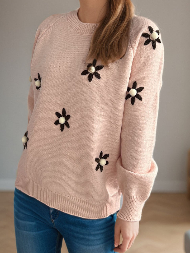 A Vintage Style Sweater with Delicate Timeless Details