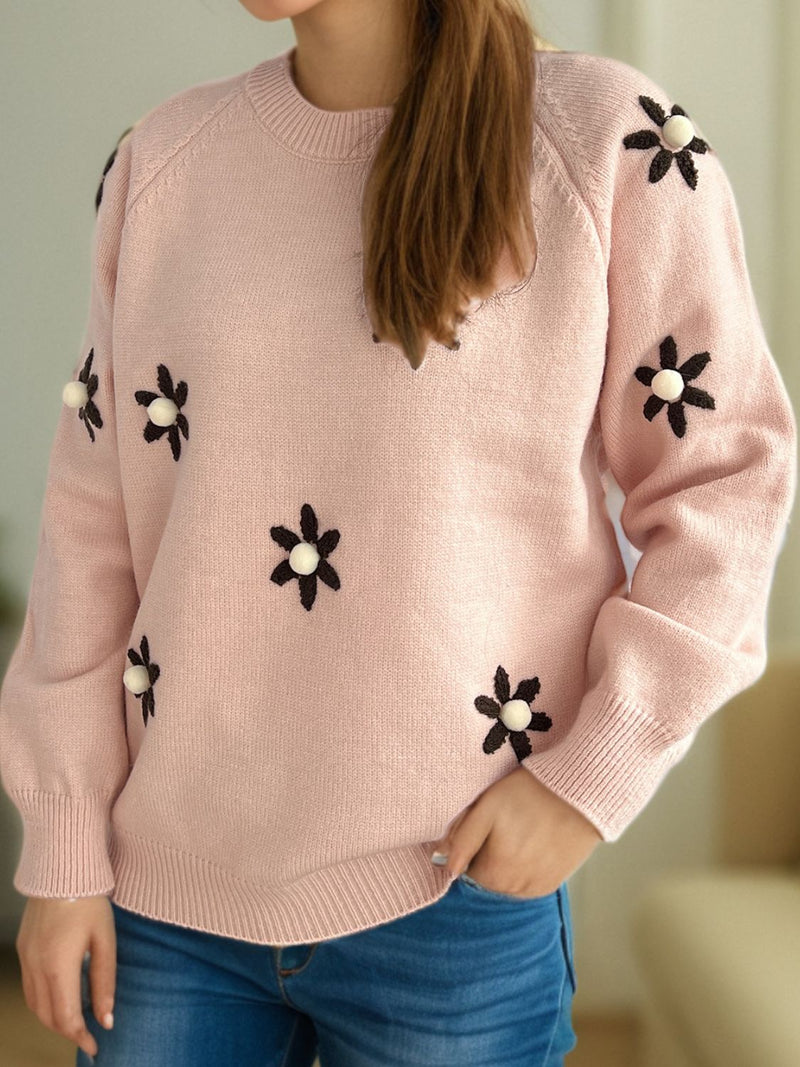 A Vintage Style Sweater with Delicate Timeless Details