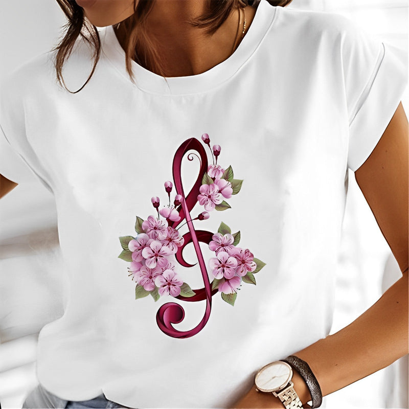 Well Tailored T-Shirt with a Graceful Silhouette