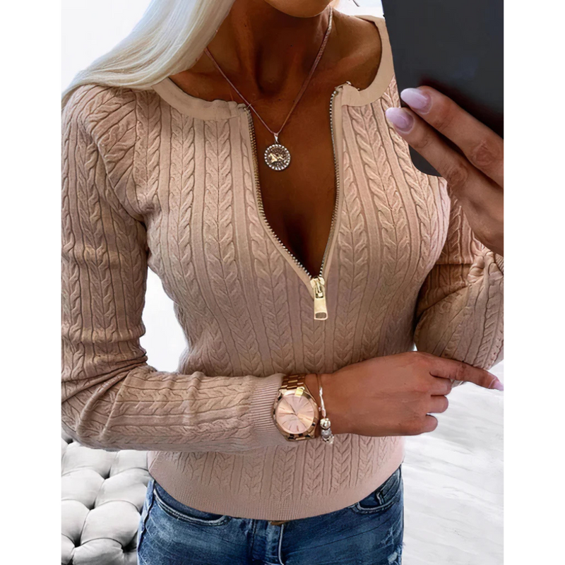 Beautifully Finished Sweater in a Timeless Design