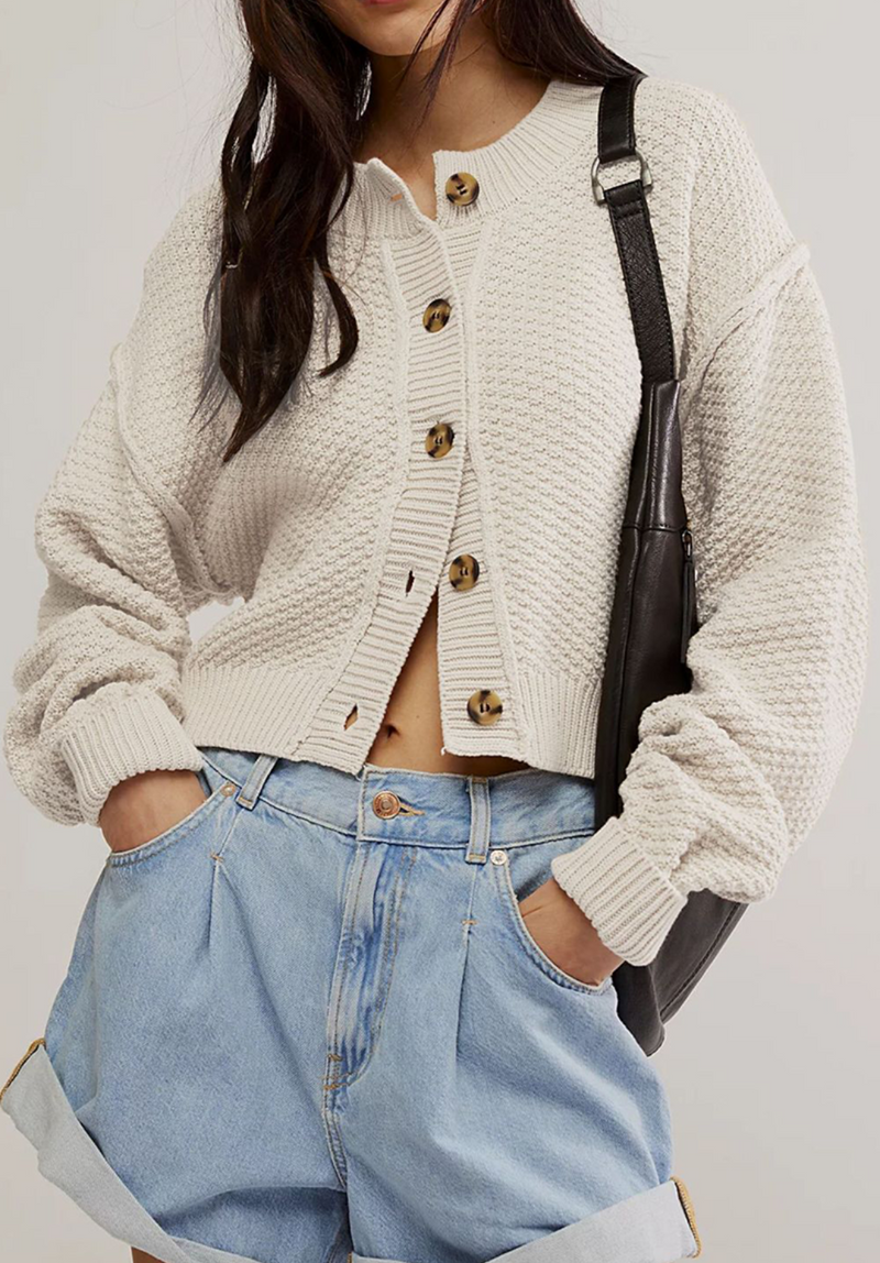 Vintage Inspired Cardigan with a Contemporary Edge