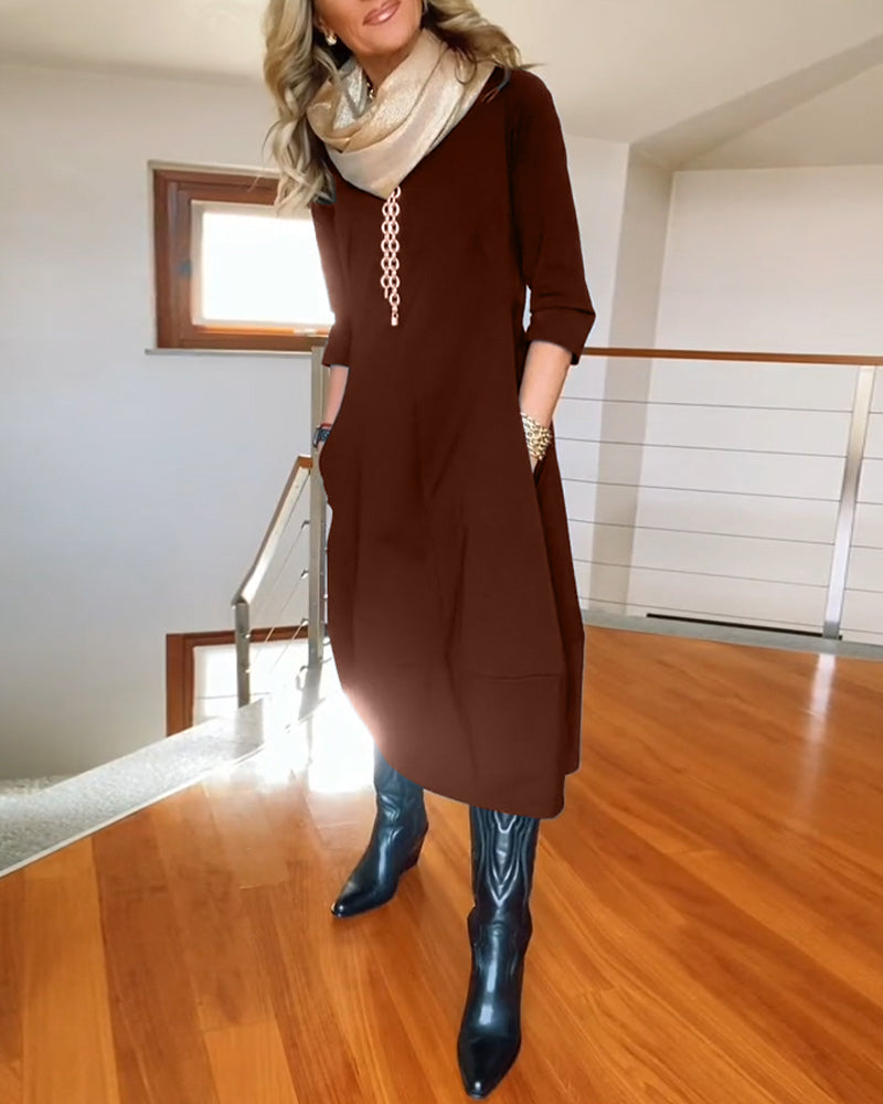 Well Tailored Dress with a Graceful Silhouette