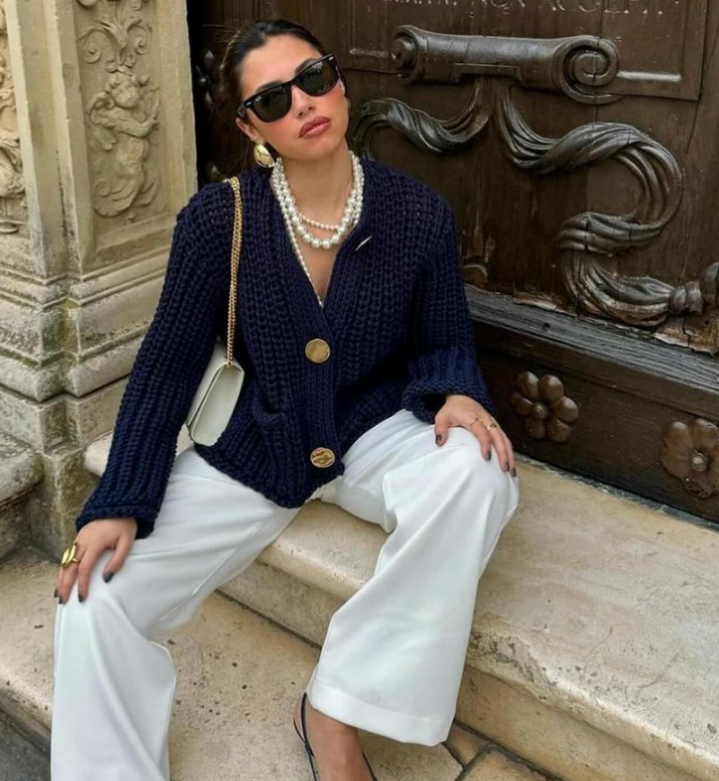 Beautifully Finished Cardigan in a Timeless Design