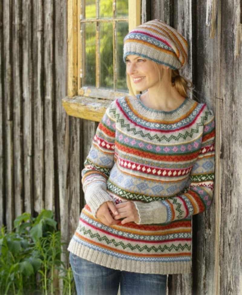 A Vintage Style Sweater with Delicate Timeless Details