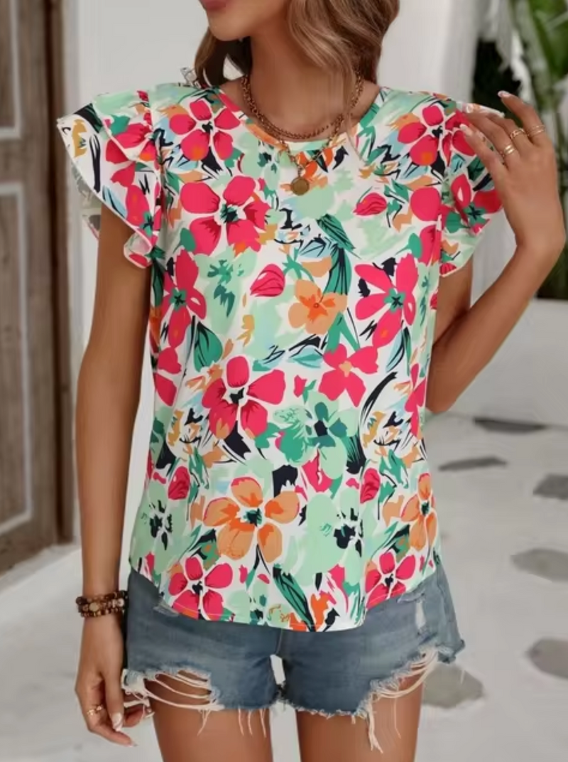 Vintage Inspired Blouse with a Contemporary Edge