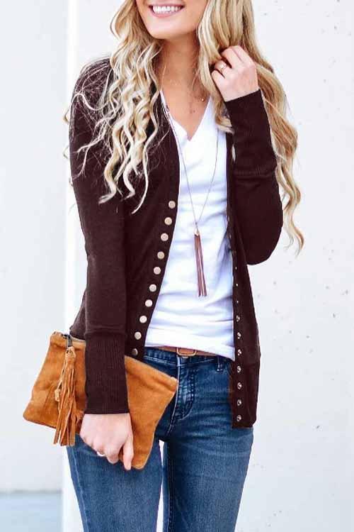 A Vintage Style Cardigan with Delicate Timeless Details