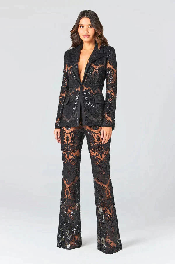 A Vintage Style Pants with Delicate Timeless Details