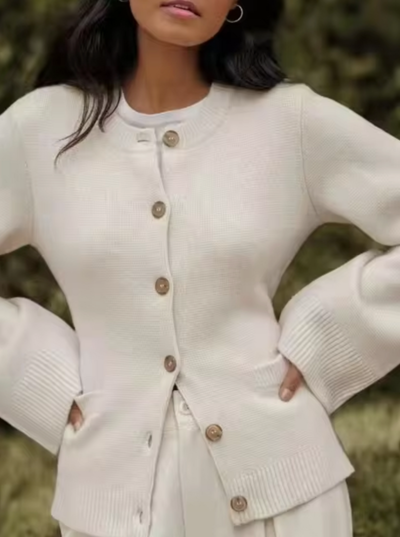 Classic Vintage Cardigan with a Flattering Fit