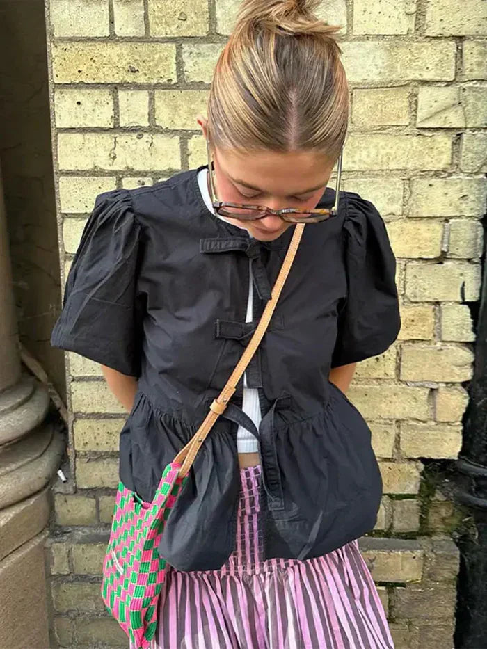 Vintage Inspired Blouse with a Contemporary Edge