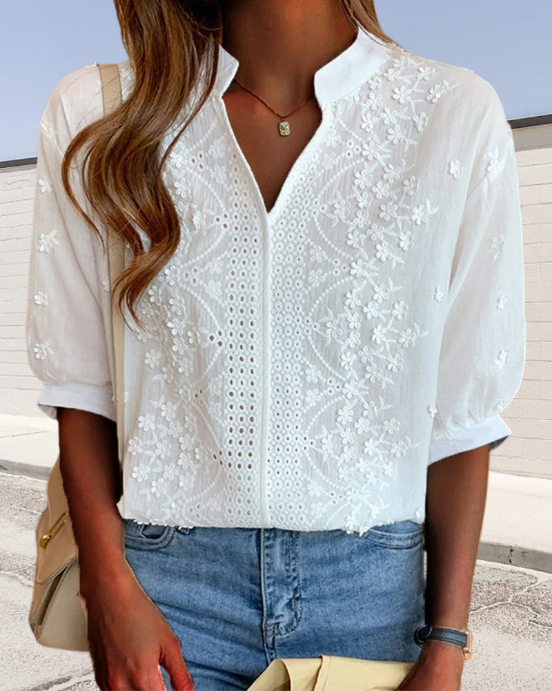Vintage Inspired Blouse with a Contemporary Edge