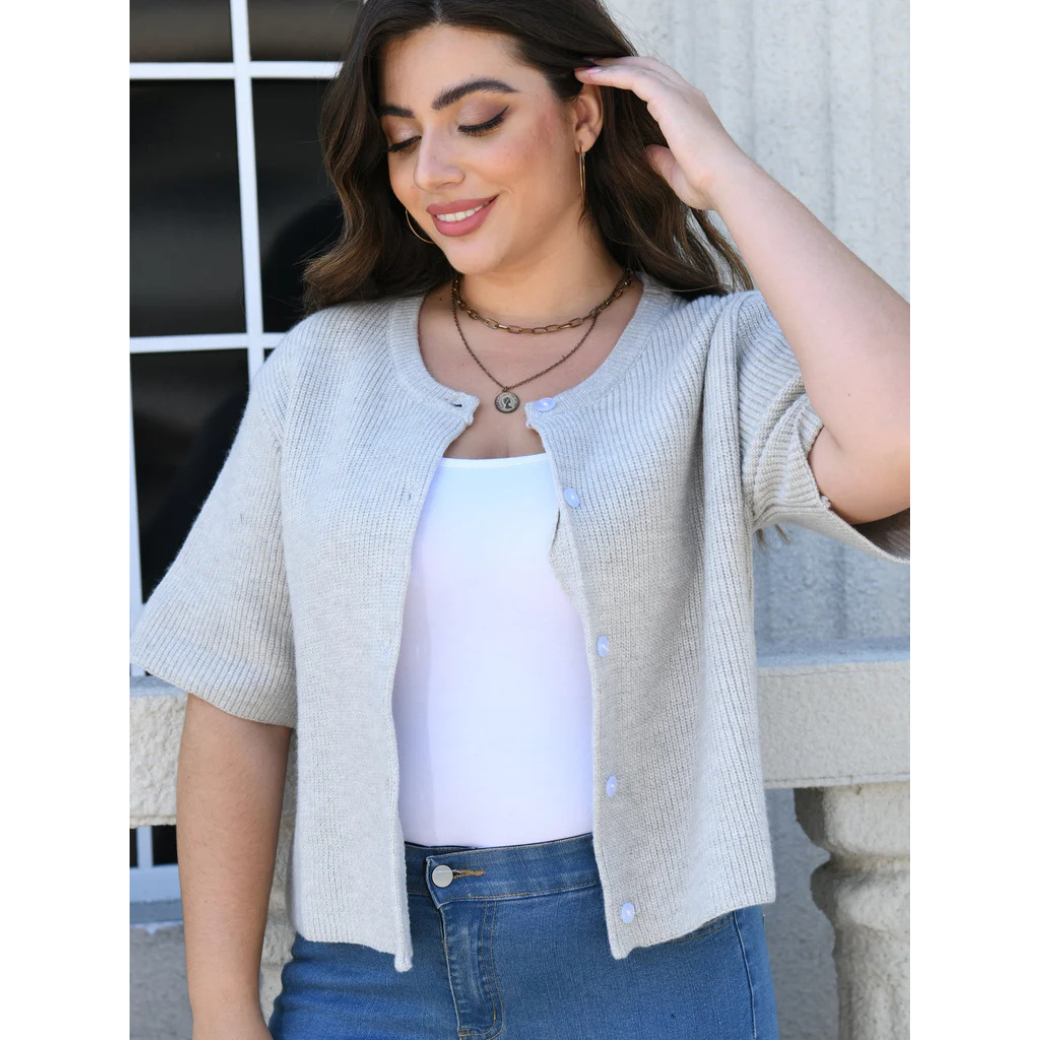 Classic Vintage Cardigan with a Flattering Fit