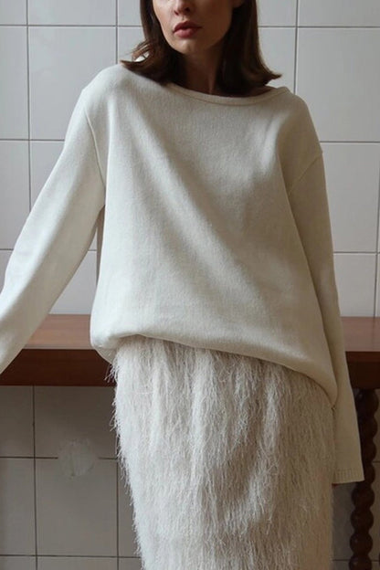 Beautifully Finished Sweater in a Timeless Design