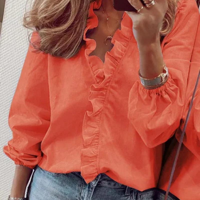 A Vintage Style Blouse with Delicate Timeless Details
