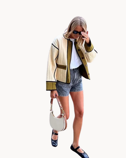 A Vintage Style Jacket with Delicate Timeless Details