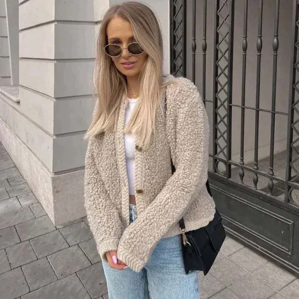 A Vintage Style Cardigan with Delicate Timeless Details