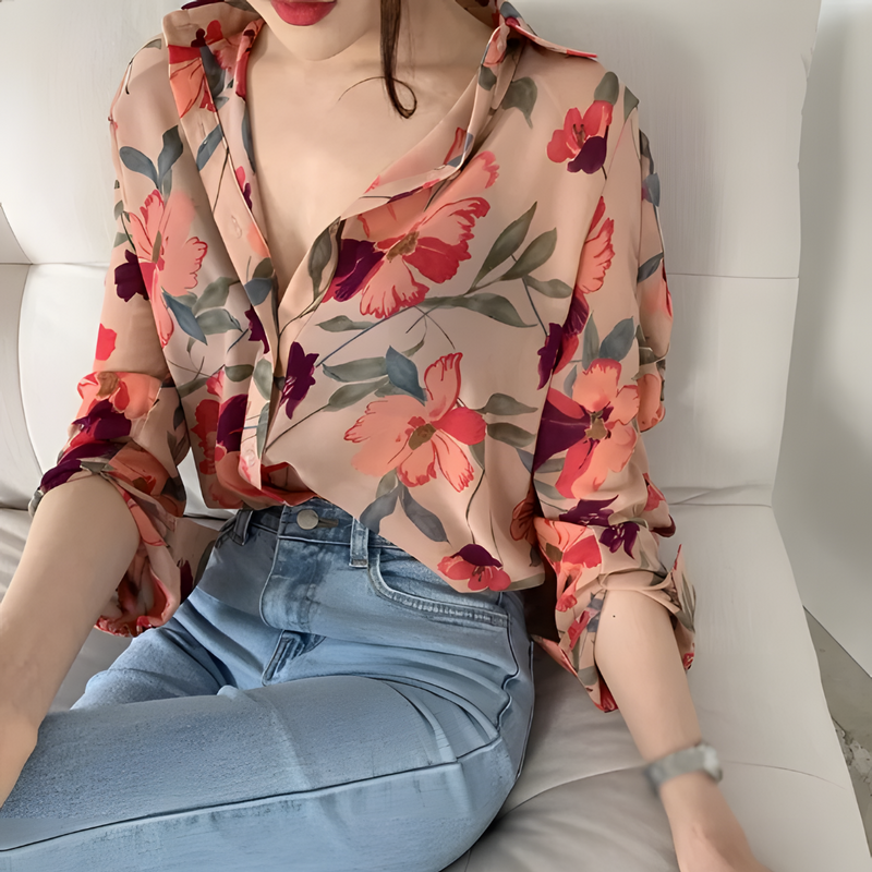 Vintage Inspired Blouse with a Contemporary Edge