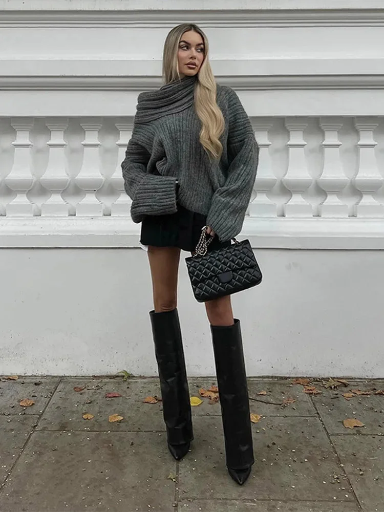 Vintage Inspired Sweater with a Contemporary Edge