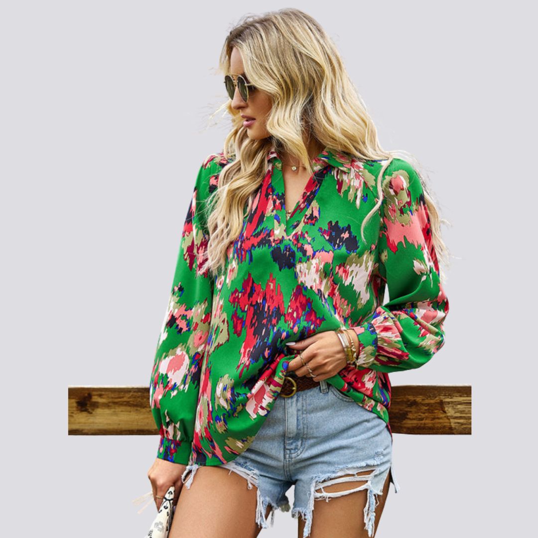 Vintage Inspired Blouse with a Contemporary Edge