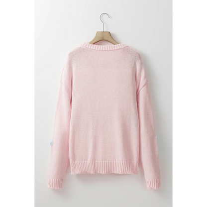 A Vintage Style Sweater with Delicate Timeless Details