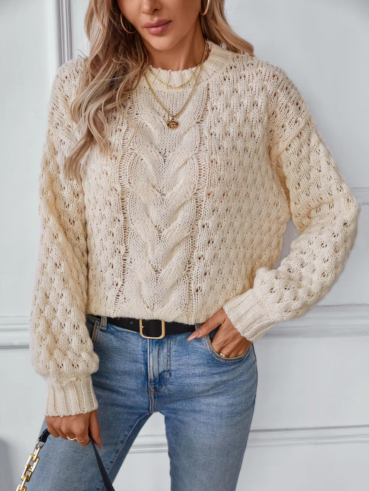 Polished Sweater with an Effortless Classic Look