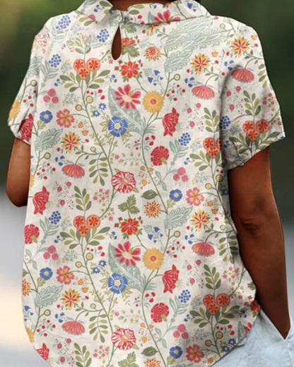 A Vintage Style Blouse with Delicate Timeless Details