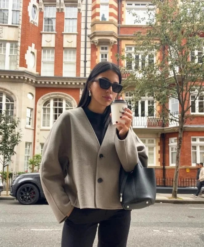 A Vintage Style Coat with Delicate Timeless Details